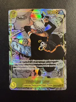 One Piece CCG Trafalgar Law Royal Blood Foil Card OP10-119 Manga English - Image 1