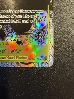 One Piece CCG Trafalgar Law Royal Blood Foil Card OP10-119 Manga English - Image 4