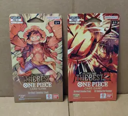 One Piece PRB-01 + PRB-02 Premium Booster Sleeved Pack SEALED SET OF 2 (ENGLISH) - Image 1