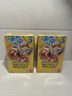 LOT OF 2 OP-15 One Piece Adventure on Kami's Island Double Pack Booster Box op15 - Image 1