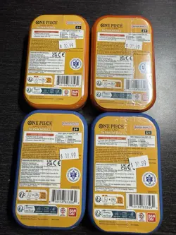 Factory SEALED - One Piece Tin Set Vol.2 - 4 Tins OP13- - Image 3
