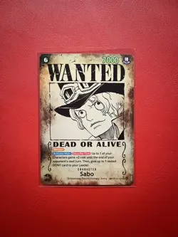 One Piece - Sabo - OP13-120 (SP) (SEC) (AA) Wanted Poster Super Rare English - Image 1