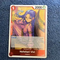 Nefeltari Vivi OP13-012 One Piece TCG Carrying On His Will English Rare - Image 1