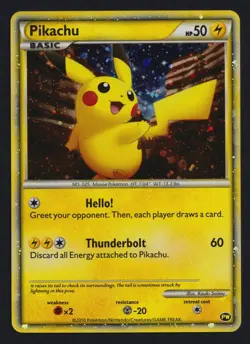 Pokemon TCG Pikachu World Collection 2010 Grand Canyon USA Holo Promo Card - Image 1