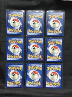 Pokemon Cards: Shadowless Base Set 59 Card Non-Holo Lot - Image 2