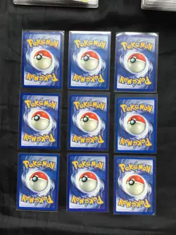 Pokemon Cards: Shadowless Base Set 59 Card Non-Holo Lot - Image 4