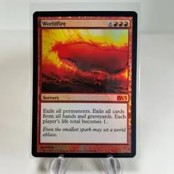MTG English Worldfire NM Foil Magic 2013 Core Set - Image 1