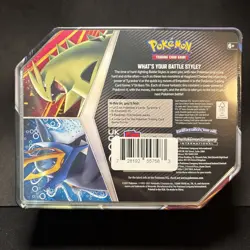 Pokemon TCG V Strikers EMPOLEON V Tin 5 Booster Card Packs Factory Sealed NEW 820650809552 - Image 2