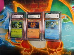 Pokemon TCG S&V 151 Poster Collection Box CGC Graded 3-Card Set - Cosmos Holo - Image 2