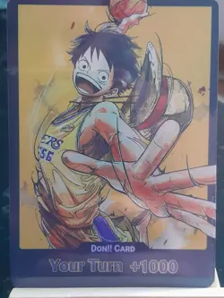 Carte one piece Luffy custom Don Card Lakers One piece Eng jeux de cartes TCG - Image 2
