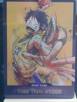 Carte one piece Luffy custom Don Card Lakers One piece Eng jeux de cartes TCG - Image 3