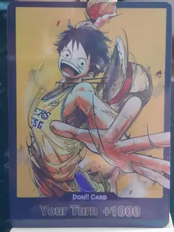 Carte one piece Luffy custom Don Card Lakers One piece Eng jeux de cartes TCG - Image 5