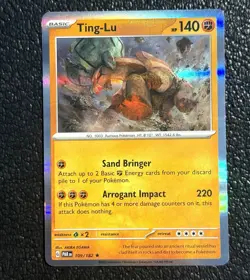 2023 Pokemon Card - Ting-Lu - 109/182 - SV04: Paradox Rift - Holo - Image 1