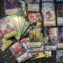 40 HOLO RARE Lot w/ Sleeved Deck- Cardfight Vanguard Holo Card NM Lot- R/RR/RRR - Image 3