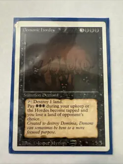 MTG Demonic Hordes Unlimited Edition Regular Card Excellent Condition - Image 1