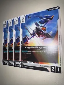 GD01-080 Cagalli’s Skygrasper X4 Playset Gundam Card Game TCG CCG English - Image 3