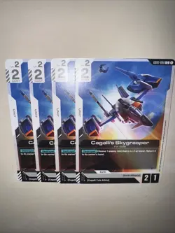 GD01-080 Cagalli’s Skygrasper X4 Playset Gundam Card Game TCG CCG English - Image 5