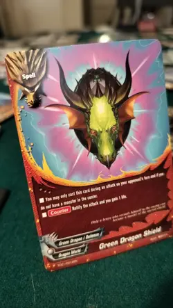 future card buddyfight, Green Dragon Shield, Dominant Dragons TD1 - Image 2