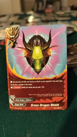 future card buddyfight, Green Dragon Shield, Dominant Dragons TD1 - Image 3