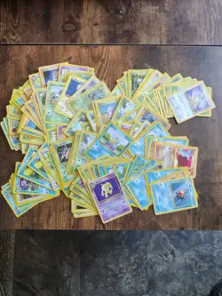 Pokemon TCG Cards Base Sets 139 Card Lot HP MP LP Vintage Free Shipping - Image 1