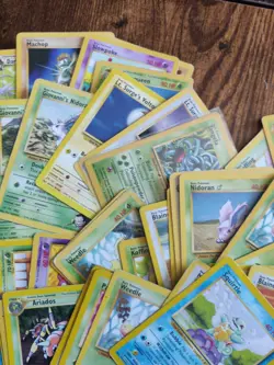 Pokemon TCG Cards Base Sets 139 Card Lot HP MP LP Vintage Free Shipping - Image 3