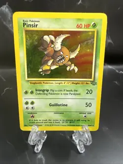 1999 Jungle Set Pinsir Holo 9/64 Rare WOTC Pokemon Card TCG -Original - Image 2
