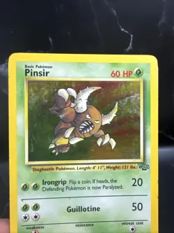 1999 Jungle Set Pinsir Holo 9/64 Rare WOTC Pokemon Card TCG -Original - Image 4