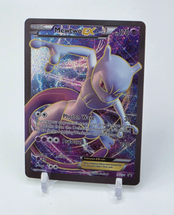 Custom SPARKLING HOLO MEWTWO EX Card READ DESCRIPTION BELOW - Image 1