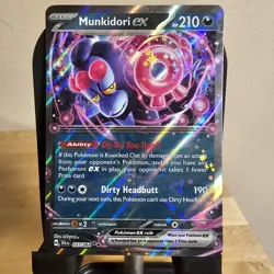 Munkidori EX 037/064 Double Rare Shrouded Fable Pokemon Card - NM Near Mint - Image 1