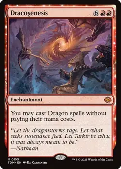 Dracogenesis - Tarkir: Dragonstorm - NM - Magic The Gathering - MTG - Image 1