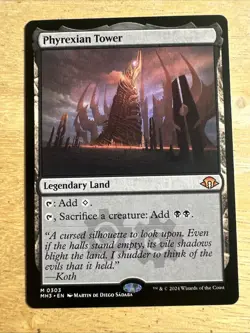 Phyrexian Tower Magic the Gathering Modern Horizons 3 Mythic Regular Card #303 - Image 1