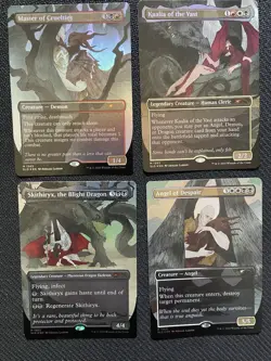 MTG: Secret Lair -Tragic Romance Rainbow Foil 4 Cards Kaalia Skithiryx - Image 1