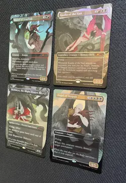 MTG: Secret Lair -Tragic Romance Rainbow Foil 4 Cards Kaalia Skithiryx - Image 3