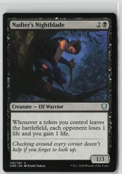 Nadier's Nightblade Commander Legends 136 NM U - Image 1