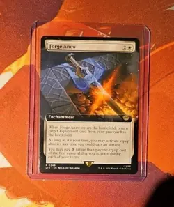 Forge Anew EXTENDED RARE Lord of the Rings LTR MTG Magic Gathering 0349 - Image 1