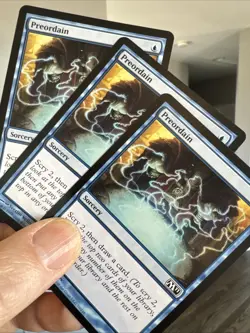 MTG - 3X Preordain - M11 Core SET - NM - $1 Shipping - Image 1