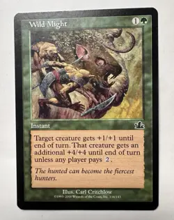 Wild Might Prophecy MTG Magic the Gathering card - Image 1