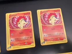 Lot of *2* High-Grade POKEMON EXPEDITION! #105/Cyndaquil + #124/Pikachu *NM* - Image 5