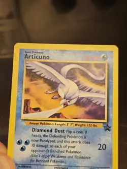Articuno- Pokemon Movie Card- #22 - Black Star Promo- Non Holo - Image 3