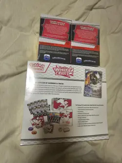 Sealed Pokemon White Flare Etb And 2x Booster Bundle Lot Small Rip In Etb - Image 2