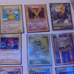 Pokemon TCG Foil Card Lot Basic V GX Pikachu Moltres Arceus Flying Pikachu - Image 2