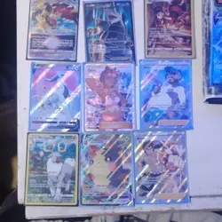 Pokemon TCG Foil Card Lot Basic V GX Pikachu Moltres Arceus Flying Pikachu - Image 4