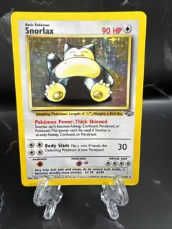 Pokemon Card Snorlax Holo Unlimited Jungle Set WotC 1999 Ultra Rare 11/64 - Image 1