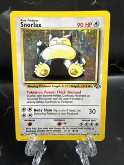 Pokemon Card Snorlax Holo Unlimited Jungle Set WotC 1999 Ultra Rare 11/64 - Image 2
