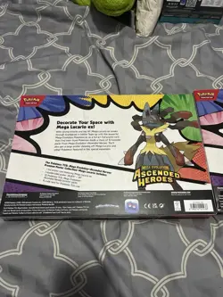 Pokemon TCG Mega Lucario Premium Poster Collection Ascended Heroes -Sealed / NEW - Image 3