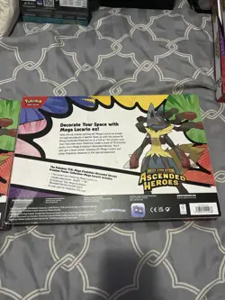 Pokemon TCG Mega Lucario Premium Poster Collection Ascended Heroes -Sealed / NEW - Image 4