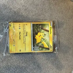 Pokemon TCG -*Swirl* Pikachu 025/165 & Eevee 133/165 Snowflake Stamp❄- SEALED - Image 2
