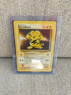Pokemon TCG Electabuzz Base Set Unlimited Edition Non-Holo Rare Card 20/102 LP - Image 5