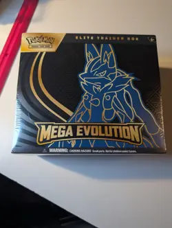Pokemon TCG - Mega Evolutions Elite Trainer Box (Lucario) - Sealed & New - Image 1