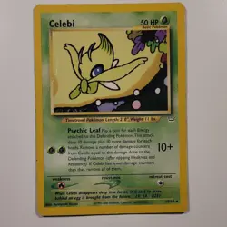 Celebi 16/64 Neo Revelation Regular Pokemon TCG Card 2000 English 50 HP - Image 1